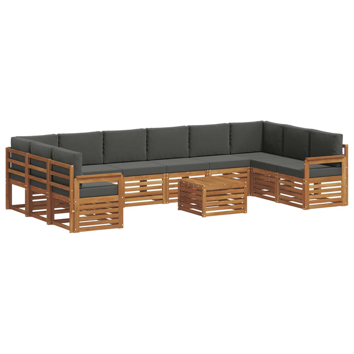 Seturi de canapele cu pernă 11 pcs Natural și Antracit - WALTI WALTI