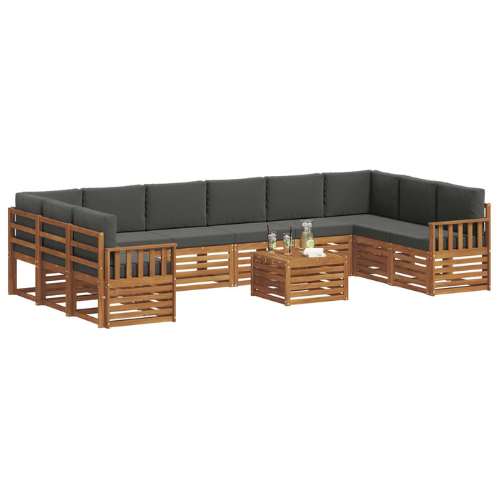 Seturi de canapele cu pernă 11 pcs Natural și Antracit - WALTI WALTI