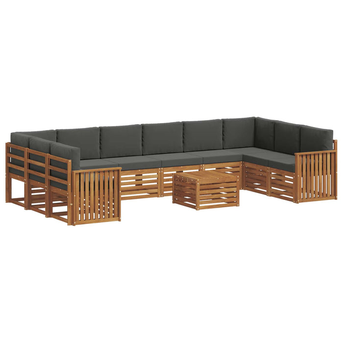 Seturi de canapele cu pernă 11 pcs Natural și Antracit - WALTI WALTI