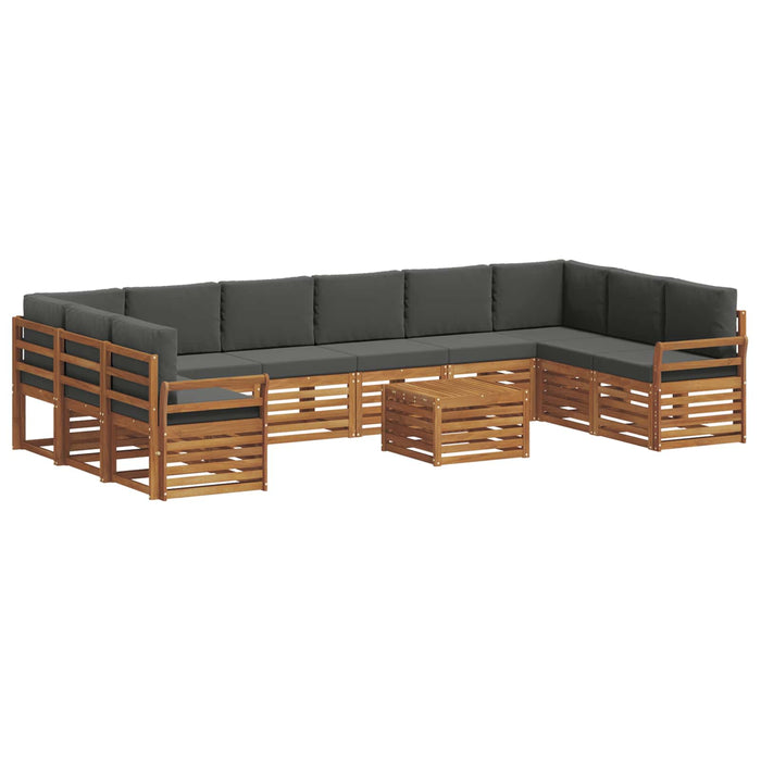 Seturi de canapele cu pernă 11 pcs Natural și Antracit - WALTI WALTI