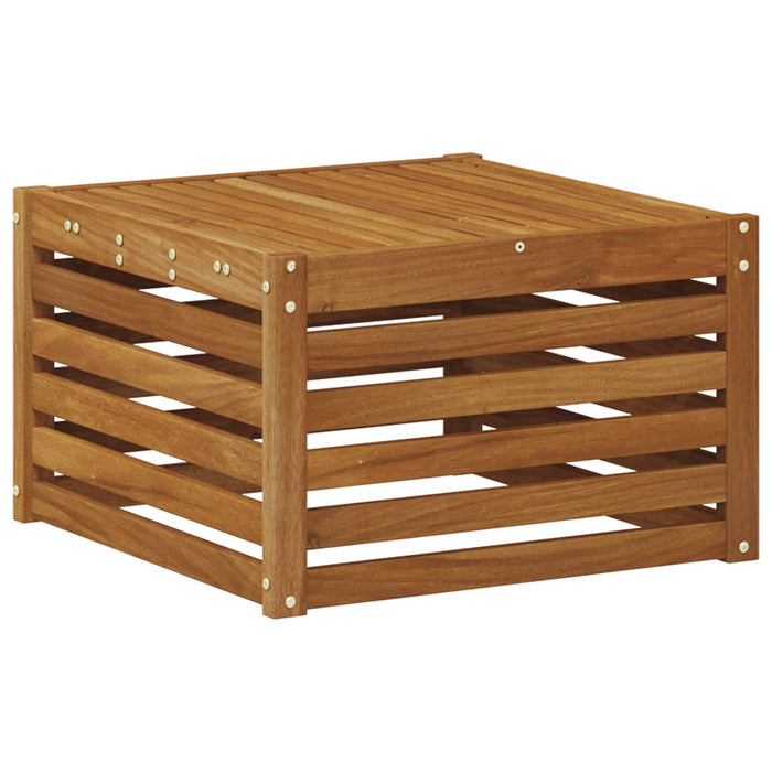 Seturi de canapele 11 pcs Natural și Bej Lemn Solid de Acacia - WALTI WALTI