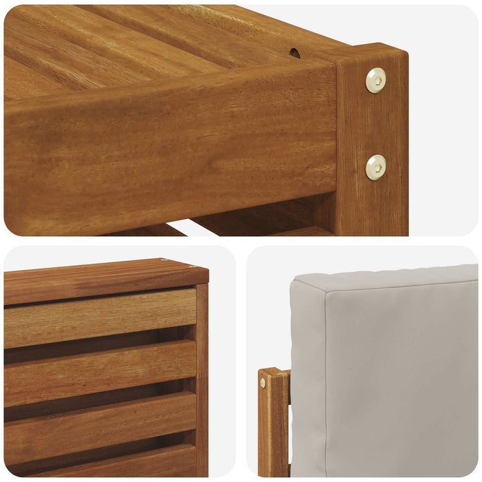 Seturi de canapele cu pernă 11 pcs Gri natural și deschis - WALTI WALTI