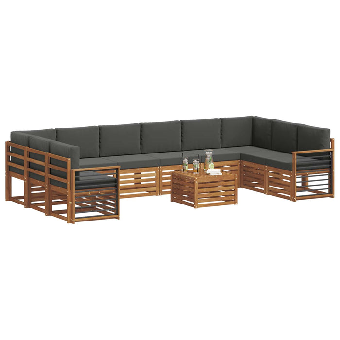 Seturi de canapele cu pernă 11 pcs Natural și Antracit - WALTI WALTI