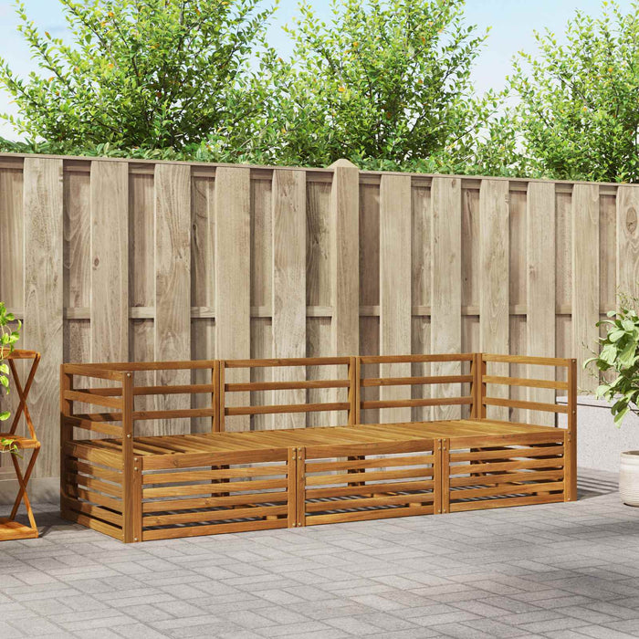 Set de canapele de exterior 3 pcs natural - WALTI WALTI