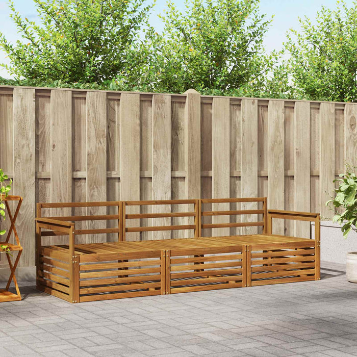 Set de canapele de exterior 3 pcs natural - WALTI WALTI