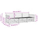 Set de canapele de exterior 3 pcs natural - WALTI WALTI