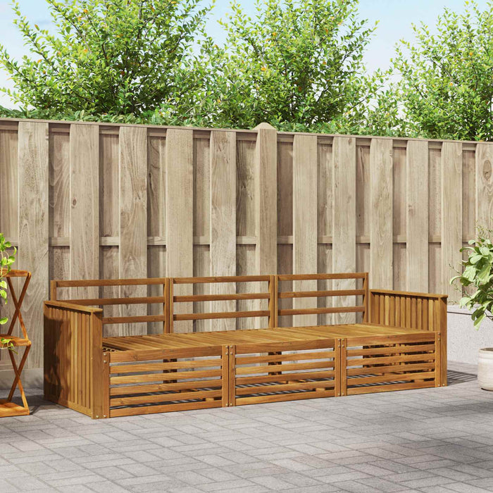 Set de canapele de exterior 3 pcs natural - WALTI WALTI