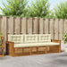 Set de canapele de exterior cu pernă 3 pcs Natural și Crem - WALTI WALTI