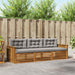 Set de canapele de exterior 3 pcs Gri natural și deschis - WALTI WALTI