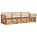 Set de canapele de exterior 3 pcs natural - WALTI WALTI
