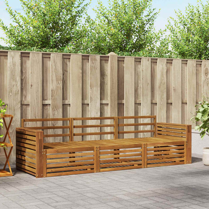 Set de canapele de exterior 3 pcs natural - WALTI WALTI