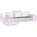 Set de canapele de exterior 3 pcs natural - WALTI WALTI