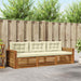 Set de canapele de exterior cu pernă 3 pcs Natural și Crem - WALTI WALTI