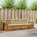 Set de canapele de exterior cu pernă 3 pcs Natural și Bej - WALTI WALTI
