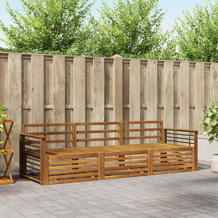 Set de canapele de exterior 3 pcs natural - WALTI WALTI