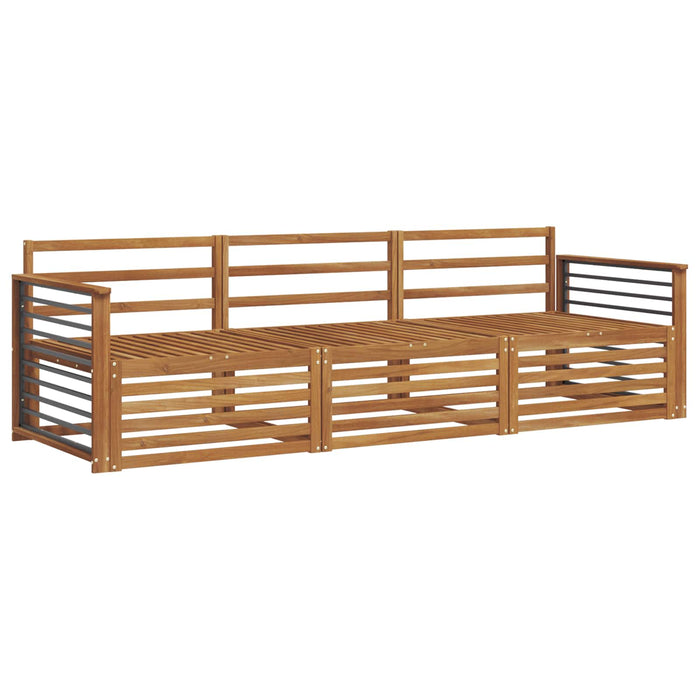 Set de canapele de exterior 3 pcs natural - WALTI WALTI