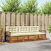 Set de canapele de exterior cu pernă 3 pcs Natural și Crem - WALTI WALTI