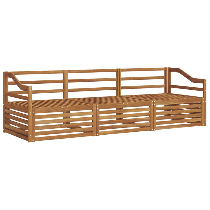 Set de canapele de exterior 3 pcs natural - WALTI WALTI