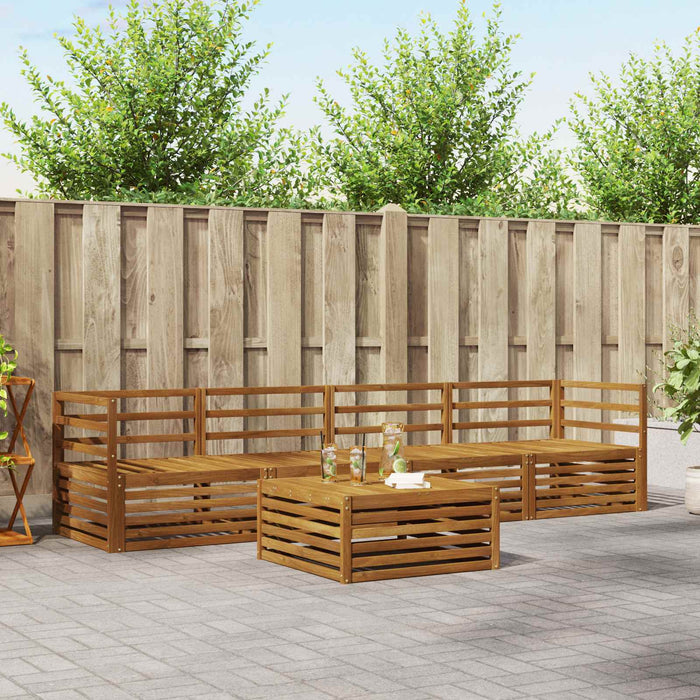 Set de canapele de exterior 5 pcs natural - WALTI WALTI