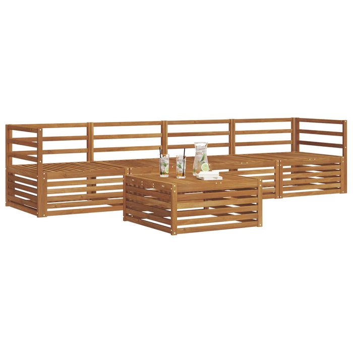 Set de canapele de exterior 5 pcs natural - WALTI WALTI