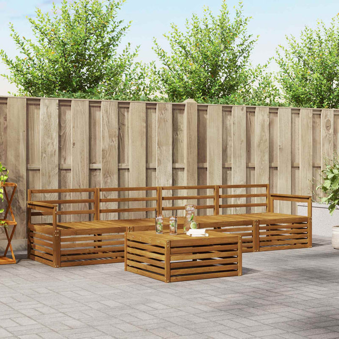 Set de canapele de exterior 5 pcs natural - WALTI WALTI