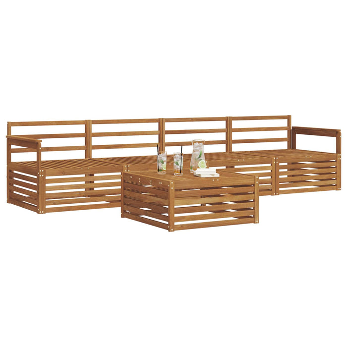 Set de canapele de exterior 5 pcs natural - WALTI WALTI