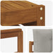 Set de canapele de exterior 5 pcs Gri natural și deschis - WALTI WALTI