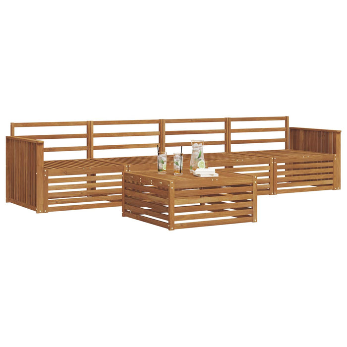 Set de canapele de exterior 5 pcs natural - WALTI WALTI