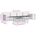 Set de canapele de exterior 5 pcs natural - WALTI WALTI