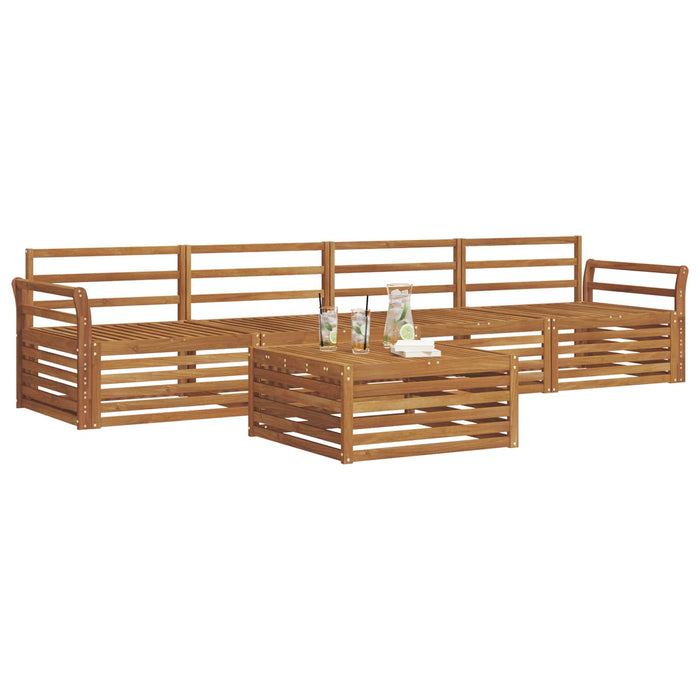 Set de canapele de exterior 5 pcs natural - WALTI WALTI
