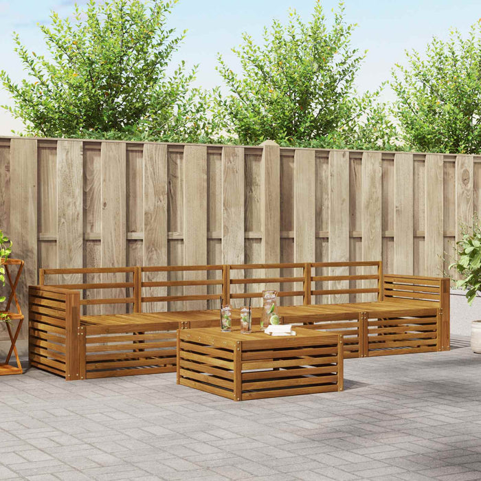 Set de canapele de exterior 5 pcs natural - WALTI WALTI