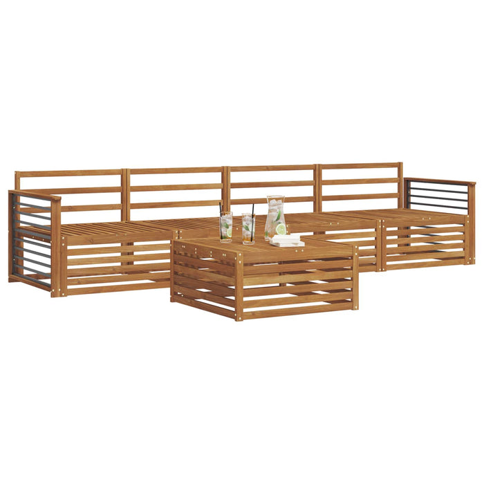 Set de canapele de exterior 5 pcs natural - WALTI WALTI