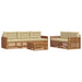 Set de canapele de exterior cu pernă 6 pcs Natural și Bej - WALTI WALTI