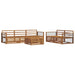 Set de canapele de exterior 6 pcs natural - WALTI WALTI