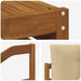 Set de canapele de exterior cu pernă 6 pcs Natural și Bej - WALTI WALTI