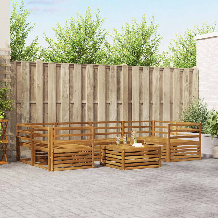Set de canapele de exterior 7 pcs natural - WALTI WALTI