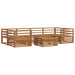 Set de canapele de exterior 7 pcs natural - WALTI WALTI