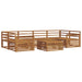 Set de canapele de exterior 7 pcs natural - WALTI WALTI