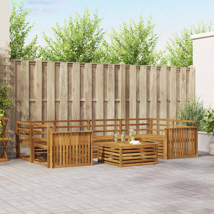 Set de canapele de exterior 7 pcs natural - WALTI WALTI