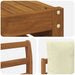 Set de canapele de exterior cu pernă 8 pcs Natural și Crem - WALTI WALTI