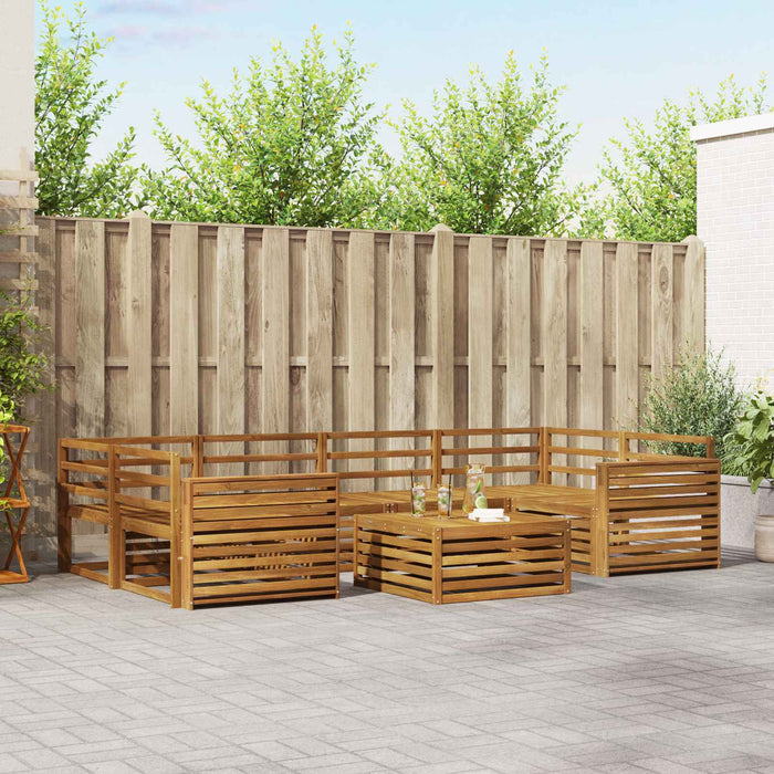 Set de canapele de exterior 7 pcs natural - WALTI WALTI