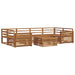 Set de canapele de exterior 7 pcs natural - WALTI WALTI