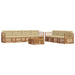 Set de canapele de exterior cu pernă 8 pcs Natural și Bej - WALTI WALTI