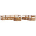 Set de canapele de exterior 8 pcs natural - WALTI WALTI
