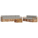Set de canapele de exterior 8 pcs Gri natural și deschis - WALTI WALTI