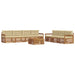 Set de canapele de exterior cu pernă 8 pcs Natural și Bej - WALTI WALTI