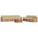 Set de canapele de exterior cu pernă 8 pcs Natural și Bej - WALTI WALTI