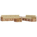 Set de canapele de exterior cu pernă 8 pcs Natural și Bej - WALTI WALTI