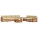 Set de canapele de exterior cu pernă 8 pcs Natural și Bej - WALTI WALTI