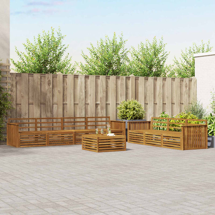 Set de canapele de exterior 8 pcs natural - WALTI WALTI
